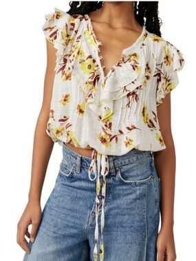 Free People Naya Printed Top